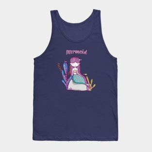 Cute Mermaid Lover Tank Top